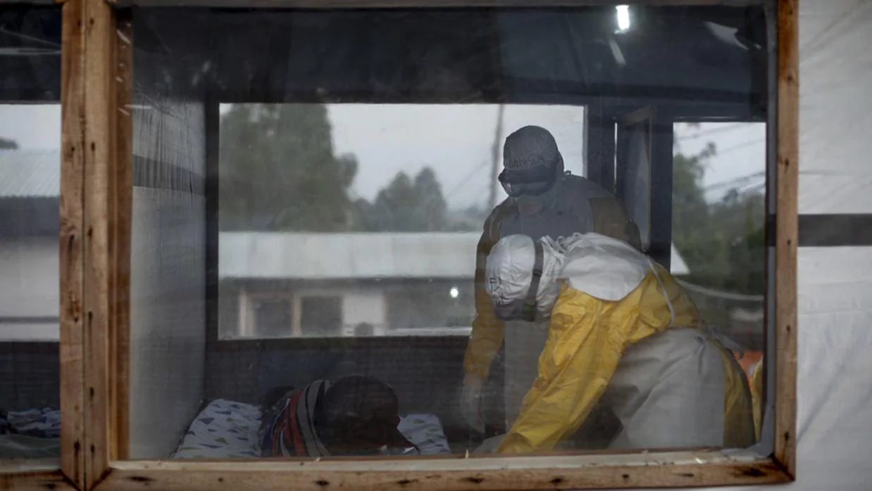 Centro de tránsito de Ébola en Bunia, en la provincia de Ituri