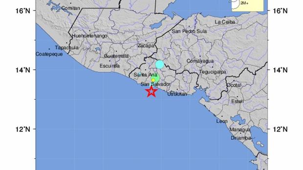 Un terremoto de magnitud 6 sacude El Salvador