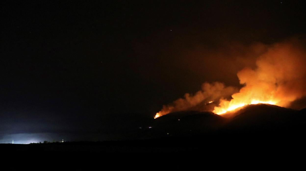 El incendio forestal en Miraflores de la Sierra, en Madrid, el pasado lunes