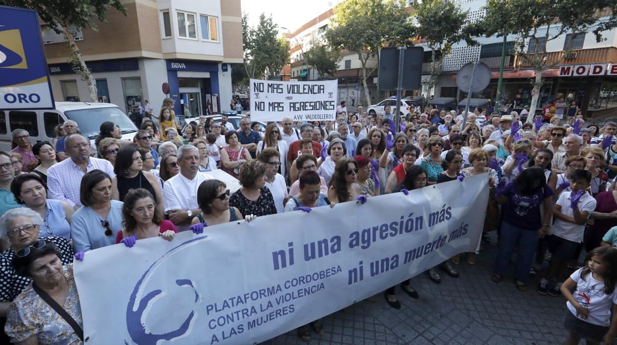 Imagen de archivo de una manifestación contra la violencia de género en Córdoba