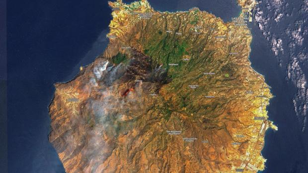 El incendio de Canarias, uno de los más graves de la última década