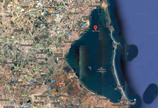 Así ha quedado la zona del Mar Menor arrasada tras el paso de la gota fría en el Levante español