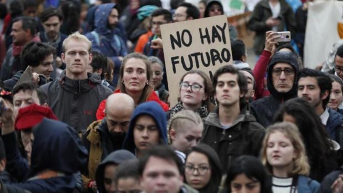 Los jóvenes españoles calientan motores para la huelga climática del 27-S