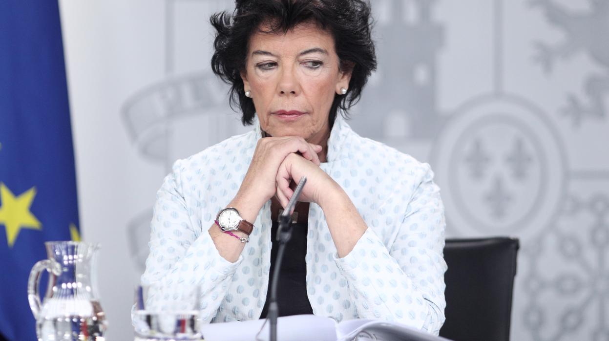 La ministra de Educación, Isabel Celaá, en una imagen reciente