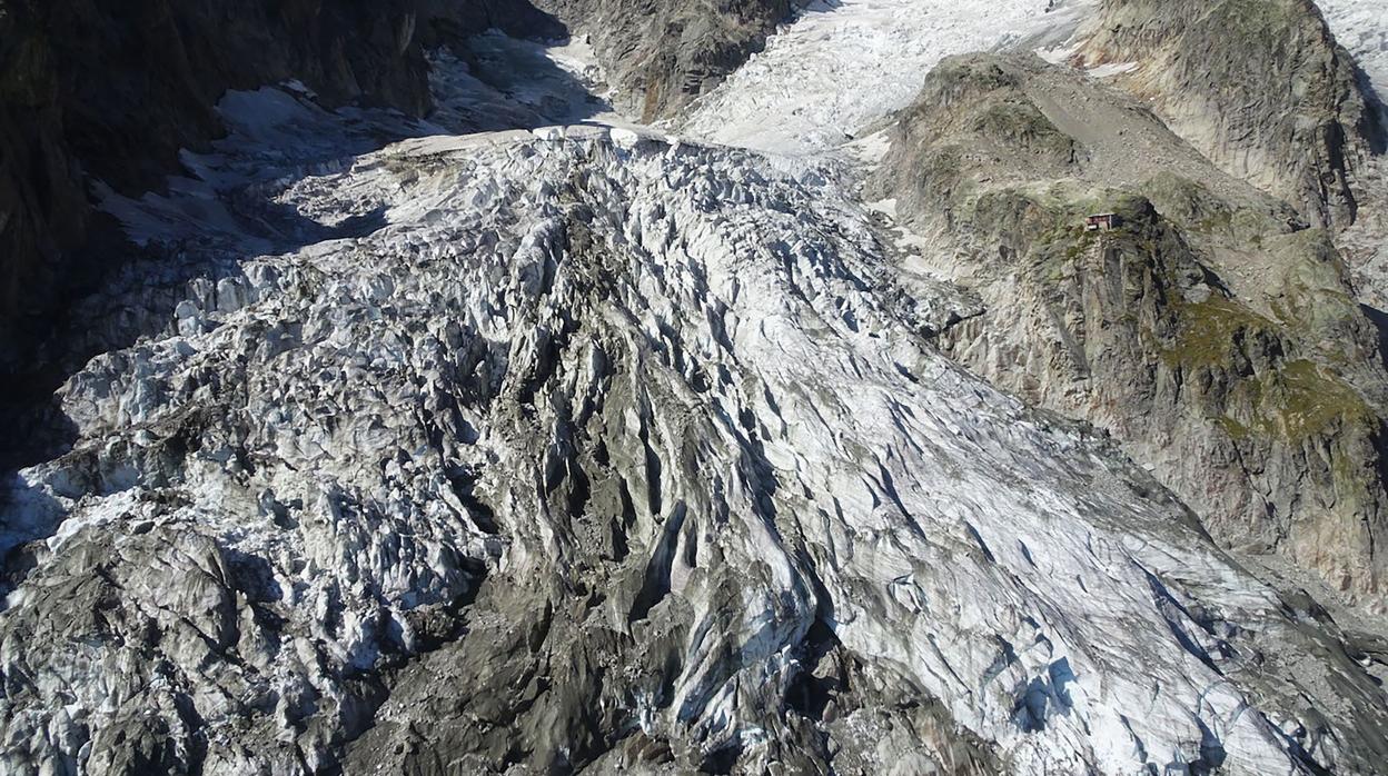 El glaciar Planpincieux, en el Mont Blanc, se derrite