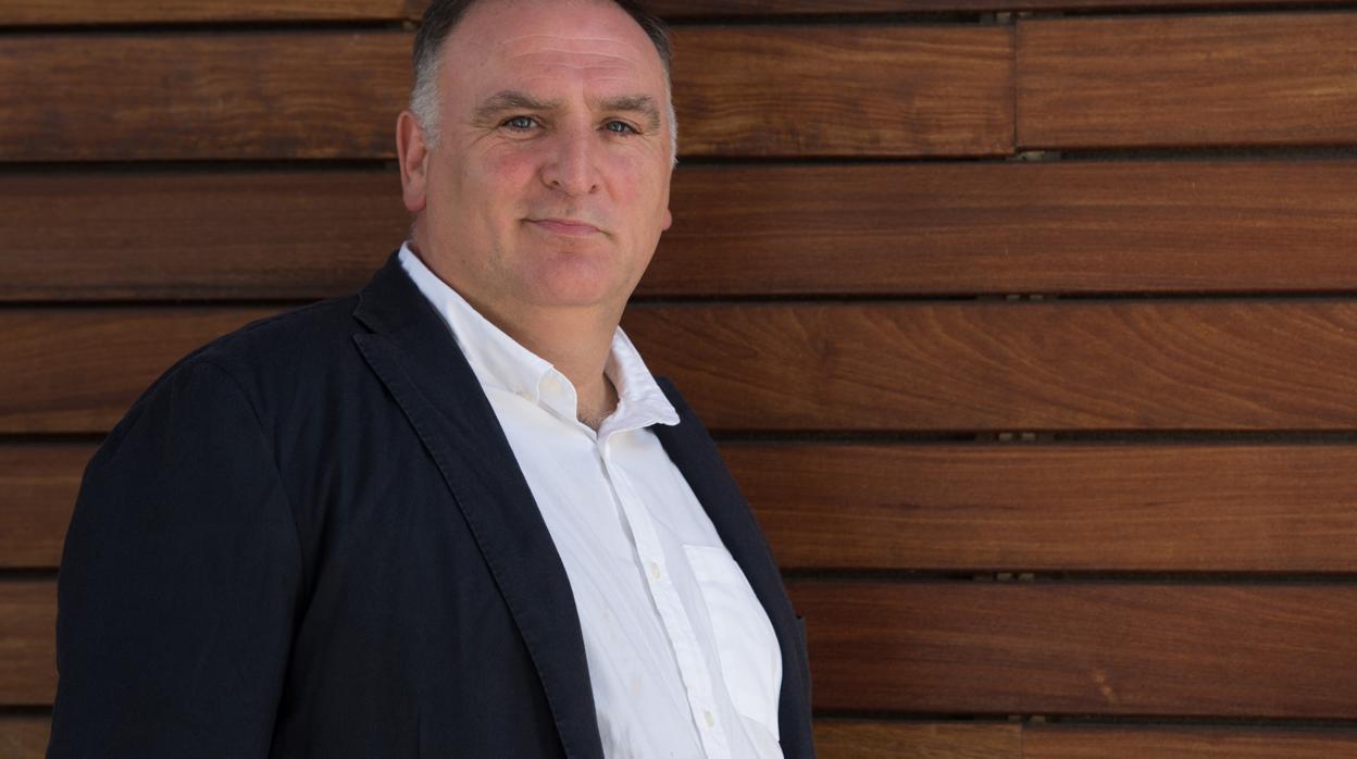 El chef español José Andrés, en una entrevista con ABC