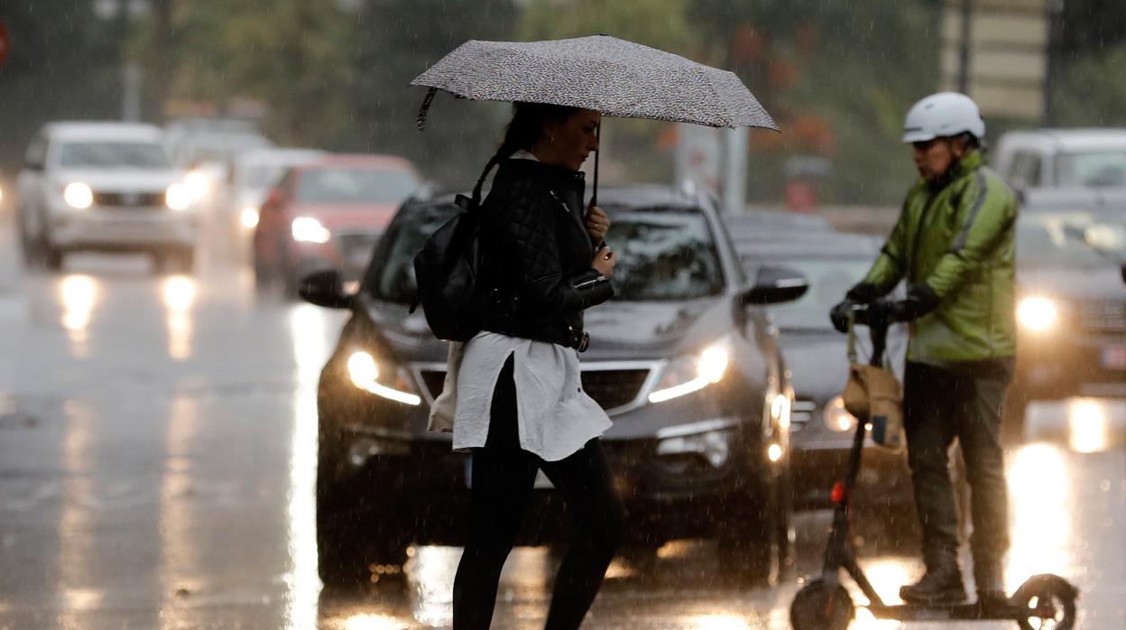 El temporal de lluvia que afecta a la Comunitat Valenciana ha dejado hasta las 10:00 horas precipitaciones de 132,6 litros por metro cuadrado en Pego (Alicante)