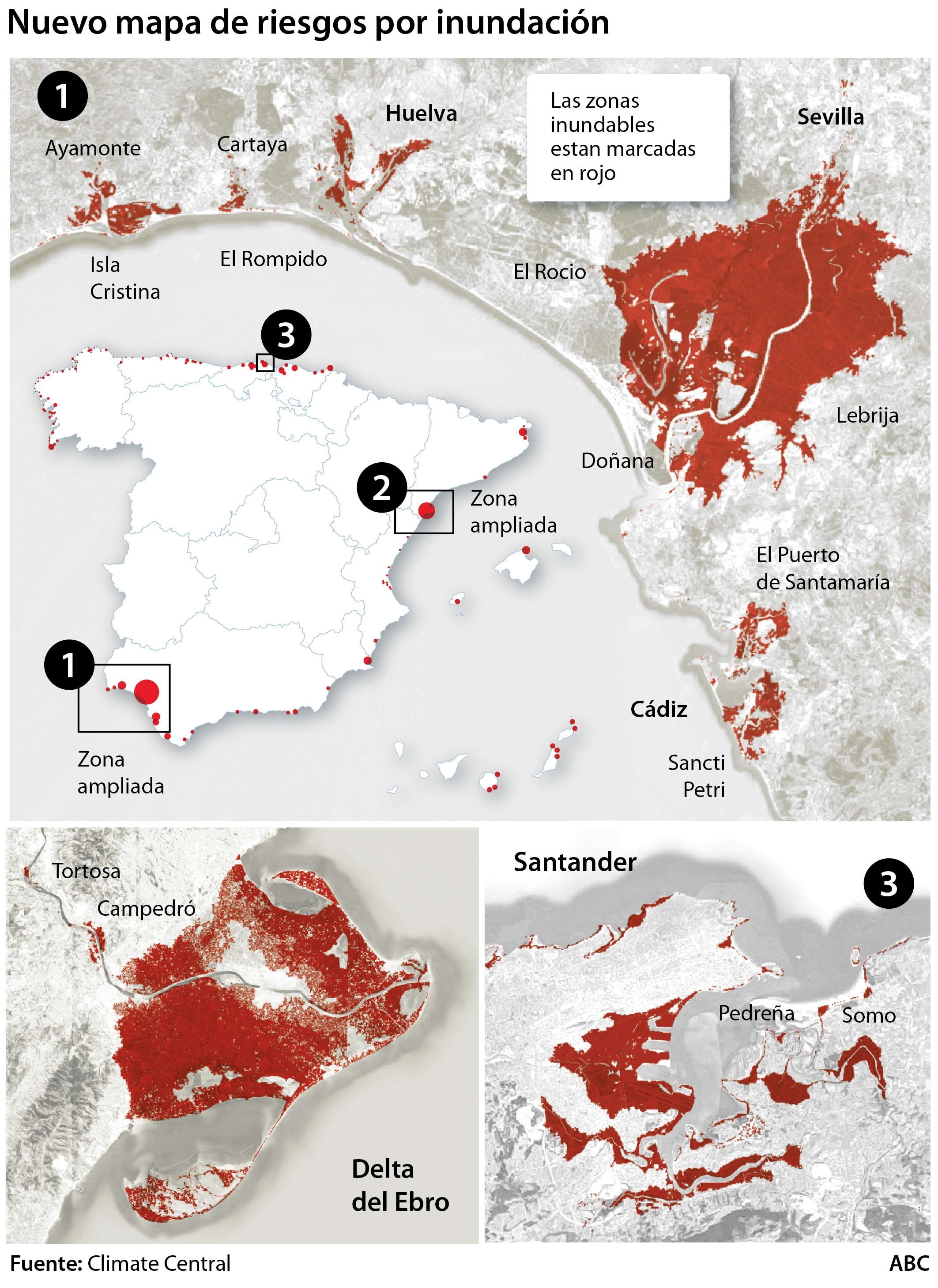 300 millones de personas viven en zonas inundables para 2050 y 210.000 están en España