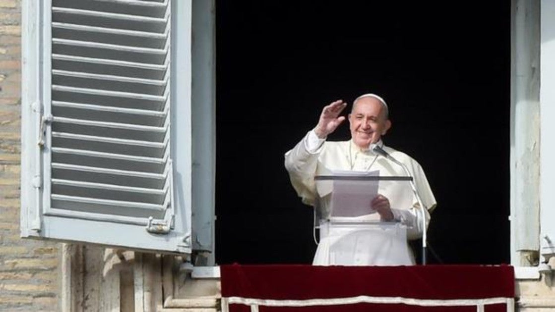 El Papa Francisco este domingo en el rezo del Ángelus