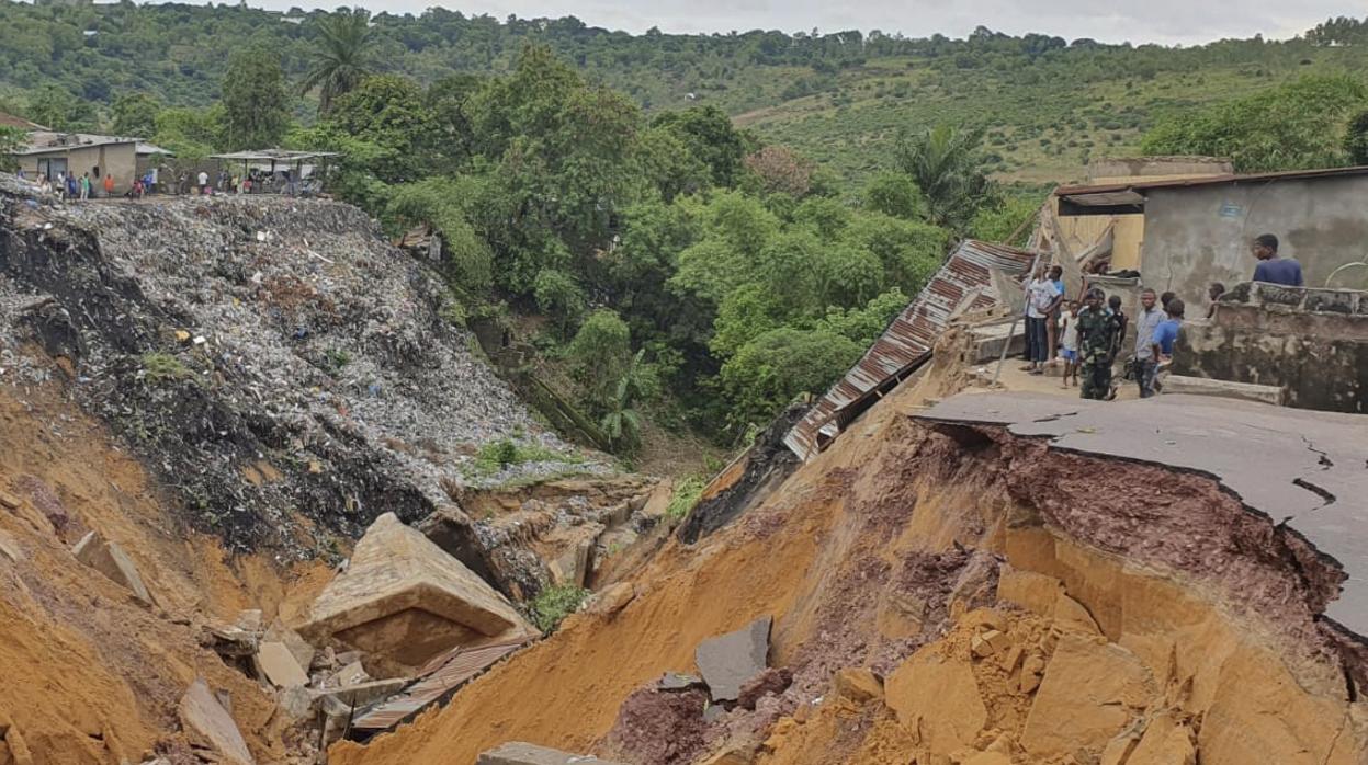 Destrozos provocados por las lluvias torrenciales