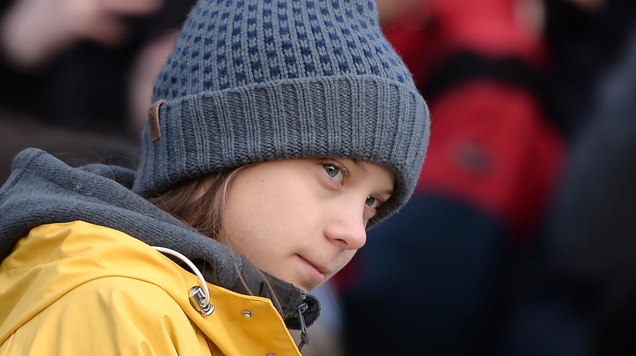 Greta Thunberg, en su visita a Turín (Italia)