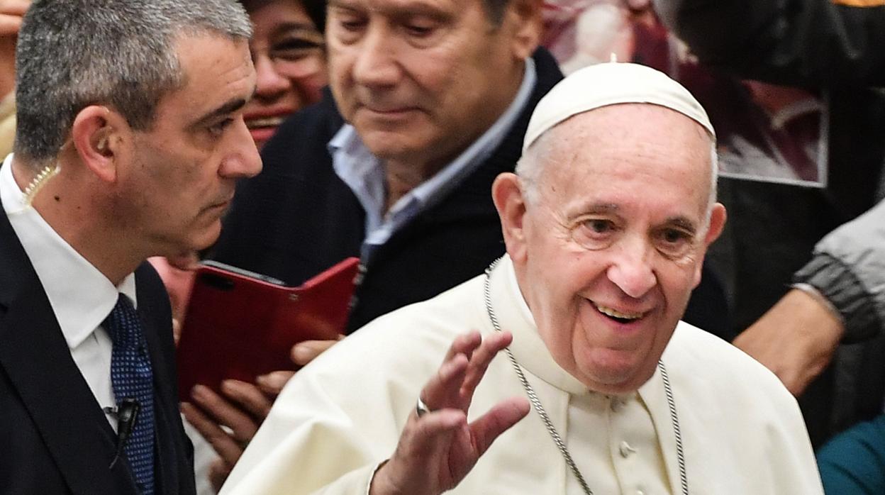 El Papa Francisco, esta mañana