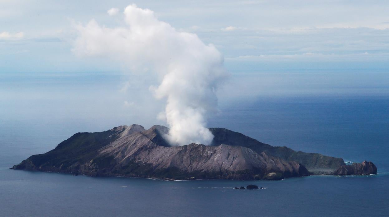 La erupción del volcán