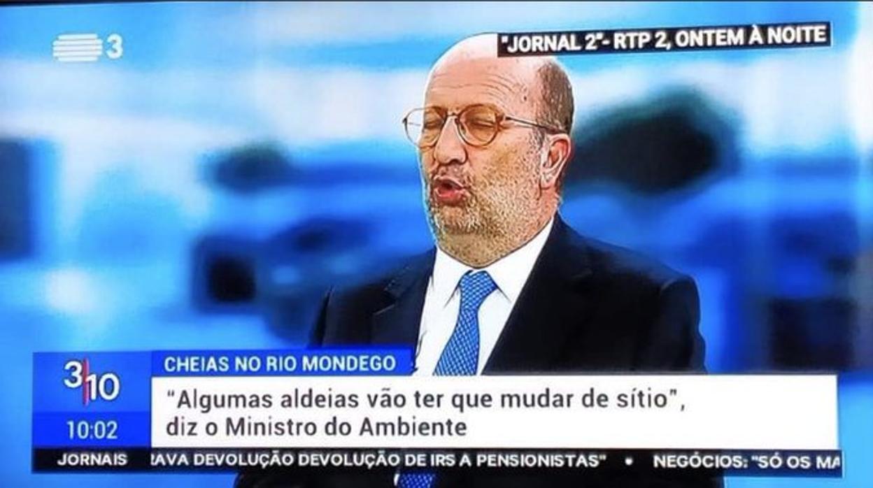 Joao Pedro Matos Fernandes, ministro de Medio Ambiente de Portugal