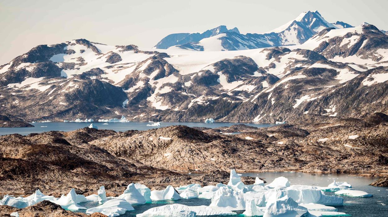 Icebergs en la costa de Kulusuk (Groenlandia)