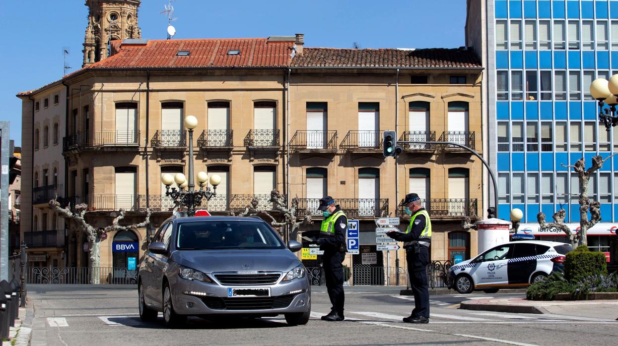 Control policial por el coronavirus