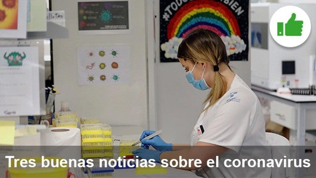 Las tres buenas noticias de hoy sobre el coronavirus