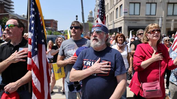 Las protestas contra el confinamiento en Estados Unidos pudieron ayudar a la expansión del virus