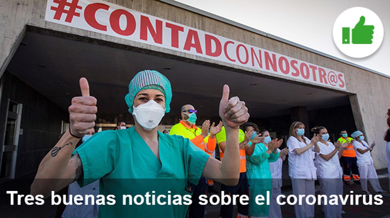 Las tres buenas noticias de hoy sobre el coronavirus