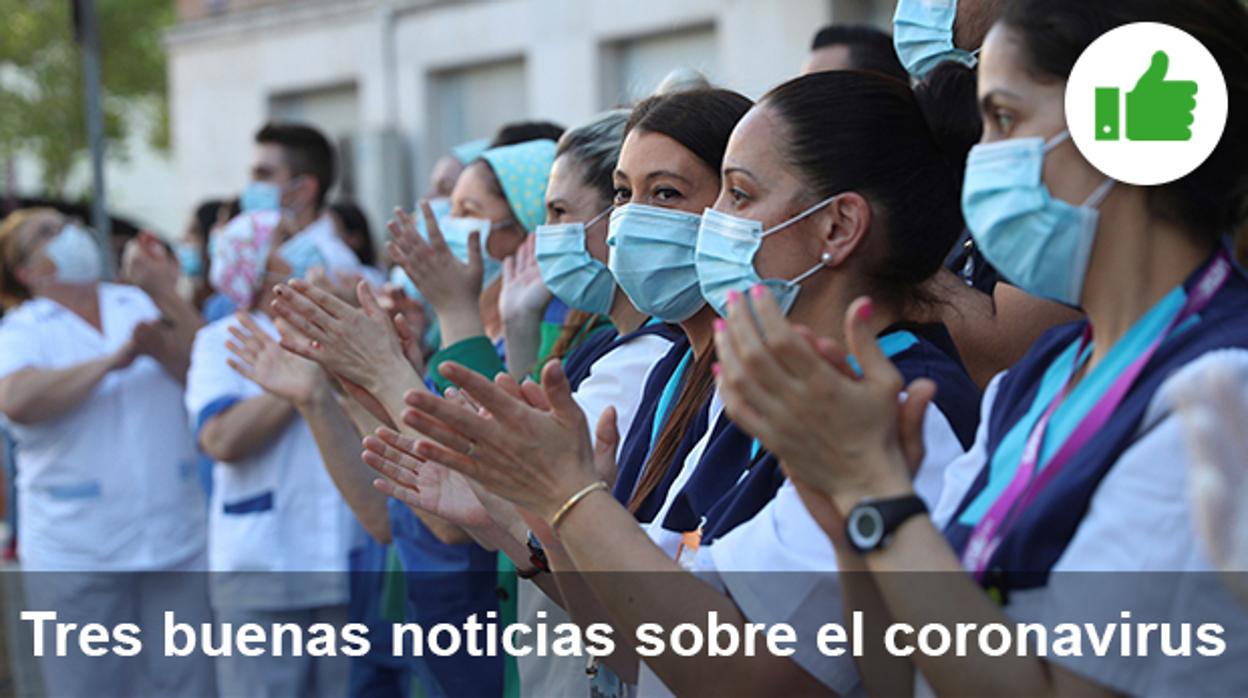 Las tres buenas noticias de hoy sobre el coronavirus