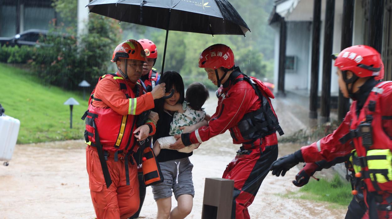 La provincia meridional de Guangxi es una de las más afectadas