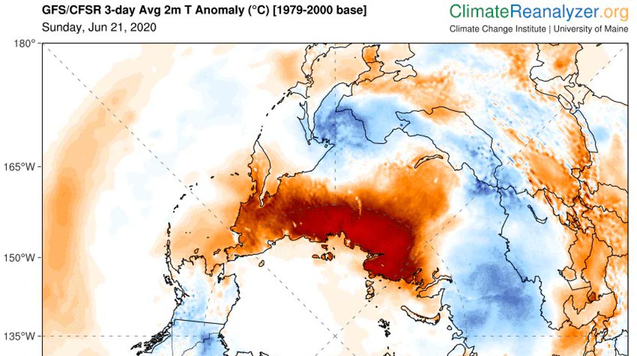 Anomalía de temperaturas