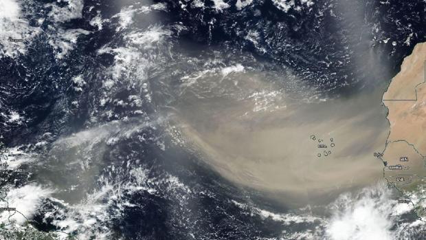 Una «histórica» nube de polvo del Sáhara invade el Atlántico y llega hasta el Caribe