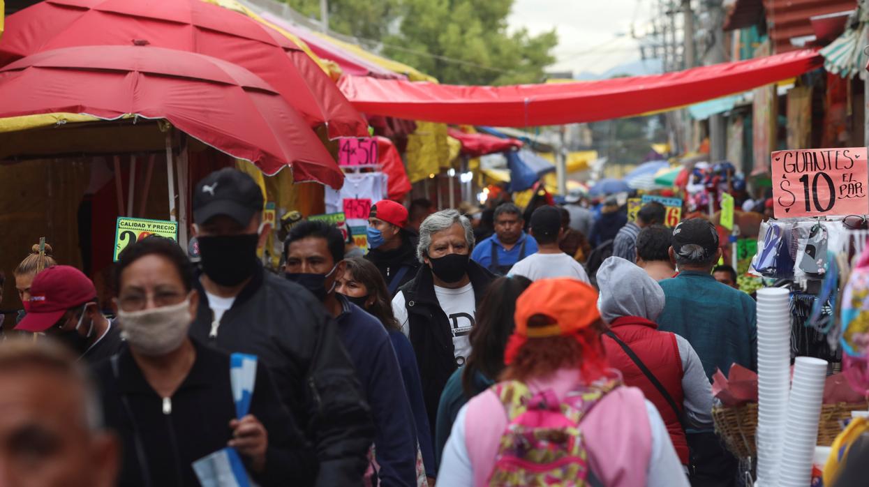 Mercado La Merced, en México