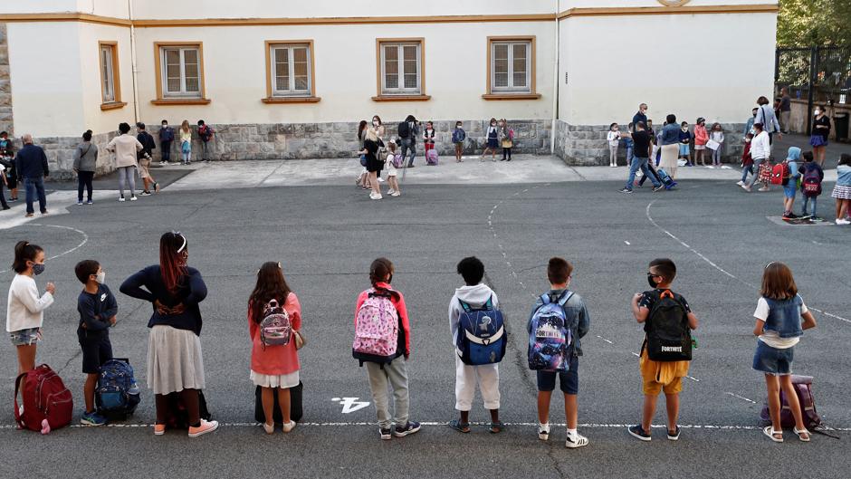 Así ha sido la vuelta a las aulas en los colegios de Navarra