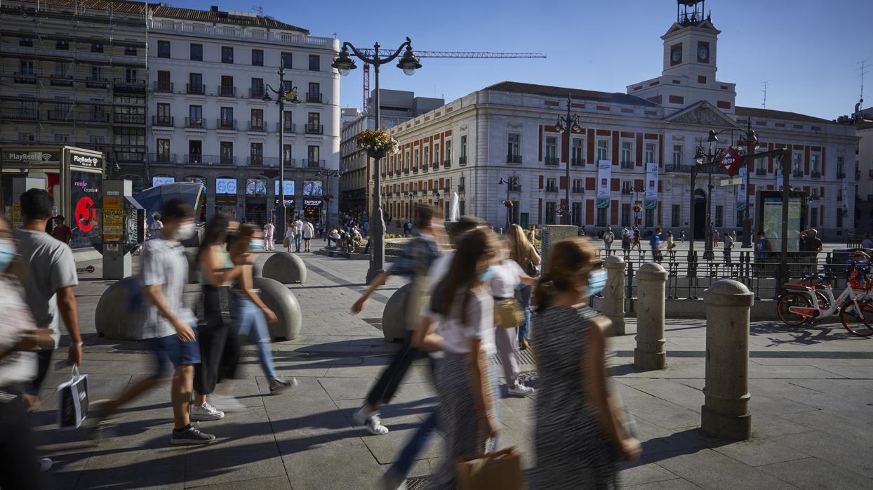 El cielo de Madrid, despejado