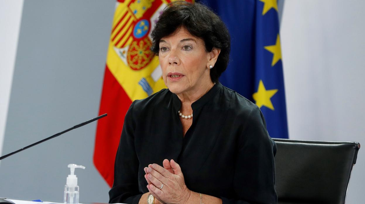La ministra de Educación y Fp, Isabel Celaá