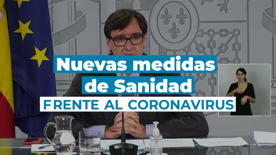 Estas son las nuevas medidas de Sanidad frente al coronavirus