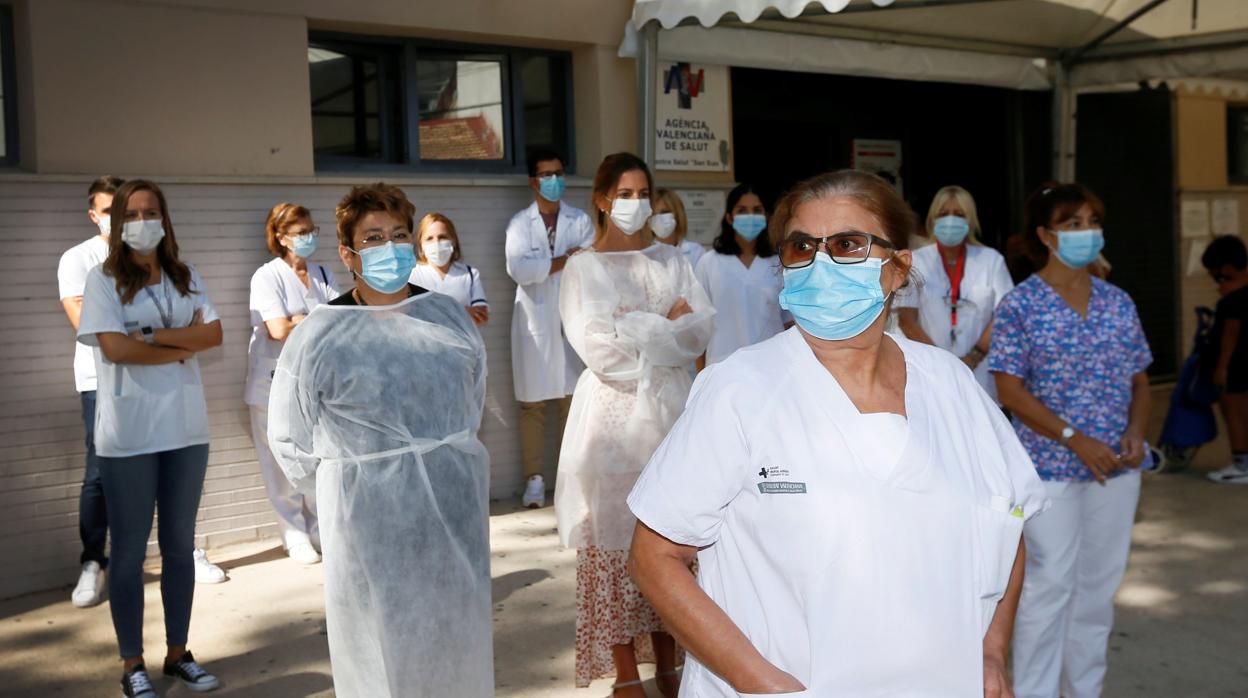 Médicos de atención primaria, en una protesta