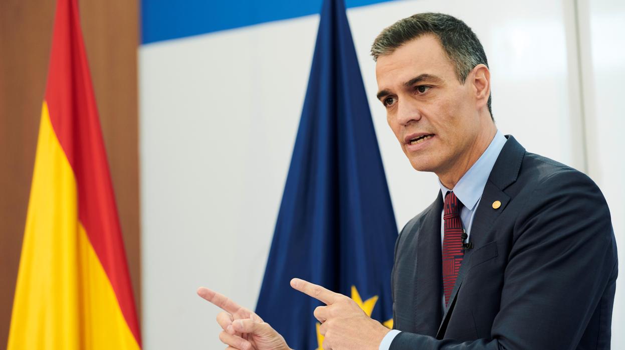 El presidente del Gobierno, Pedro Sánchez