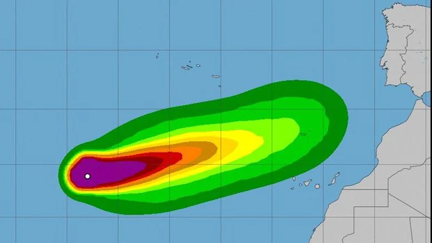 La temporada de huracanes del Atlántico rompe  récords con Theta, la tormenta que amenaza España