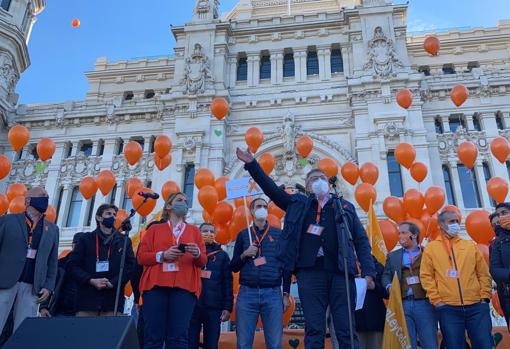 Lectura del manifiesto de la Plataforma Más Plurales