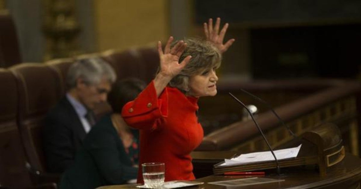 María Luis Carcedo exministra de Sanidad y diputada del PSOE es la ponente de la ley de eutanasia en el Congreso de los Diputados