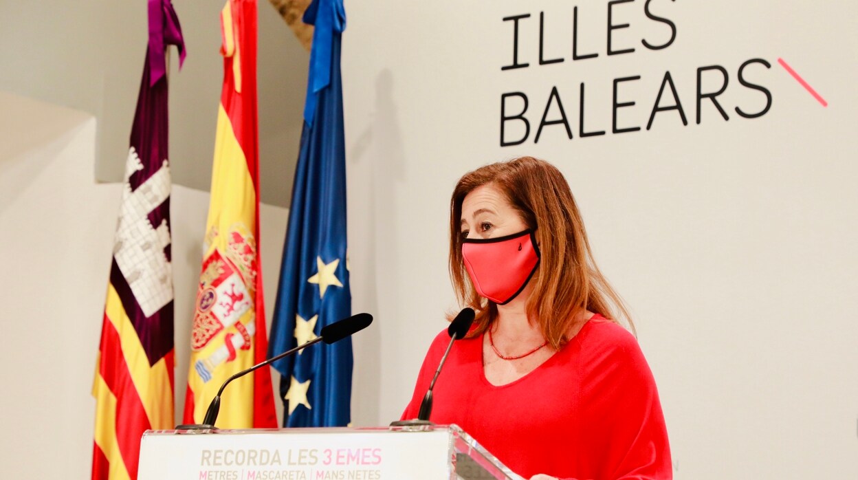 La presidenta de Baleares, Francina Armengol