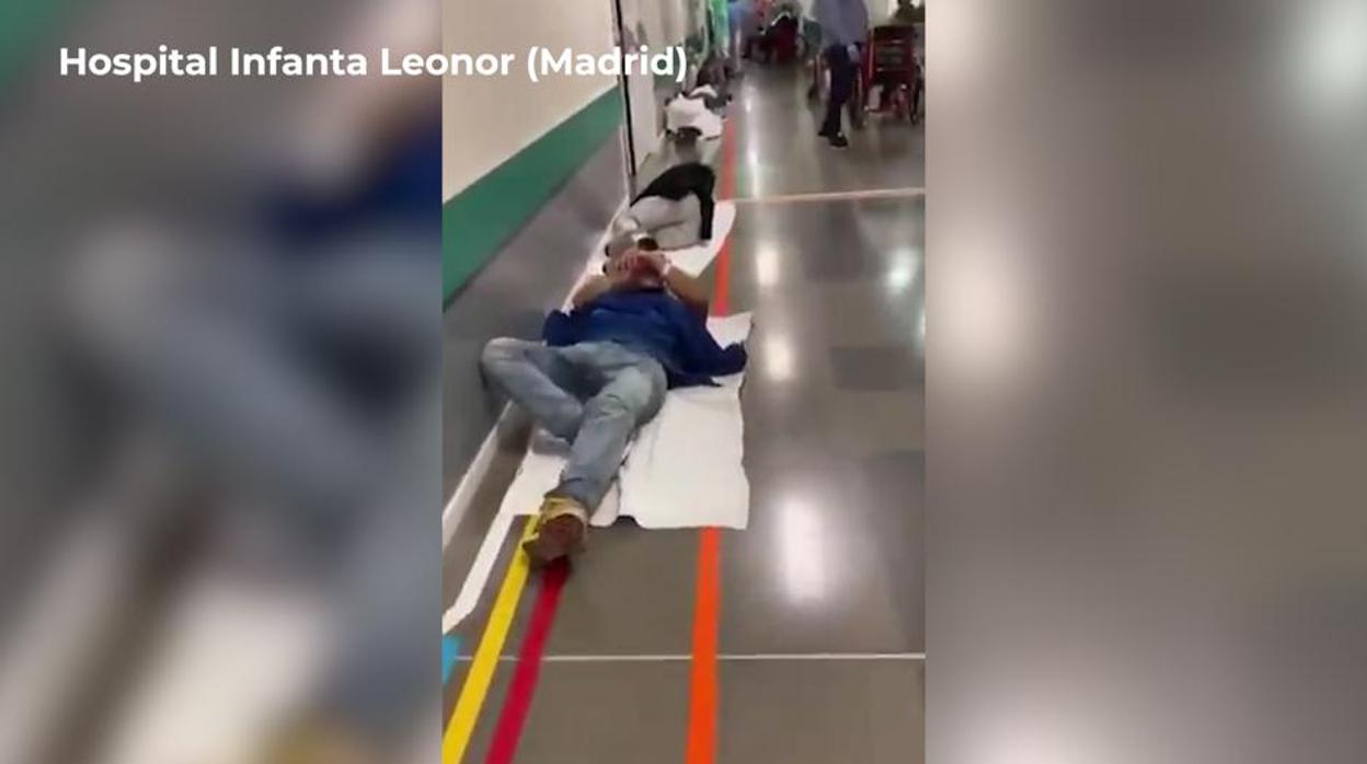 Algunas urgencias de los hospitales colapsaron durante la pirmera ola de Covid en el mes de marzo