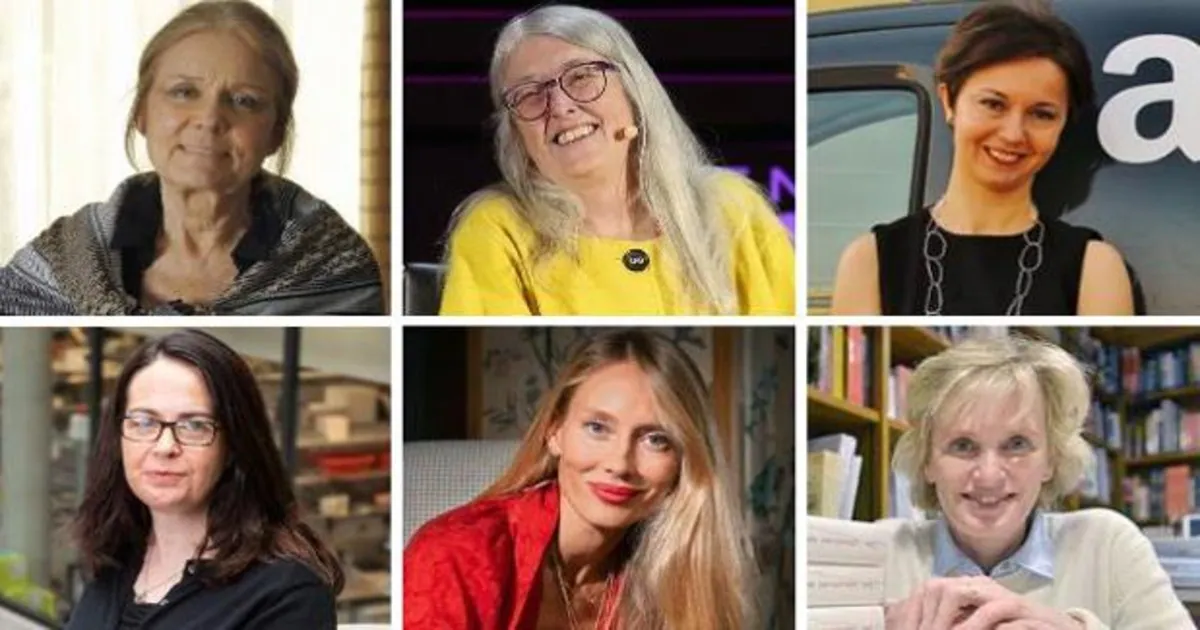 Gloria Steinem, Mary Beard, Mariangela Marseglia, Teresa Lambe, Vanesa Lorenzo y Siri Hustvedt