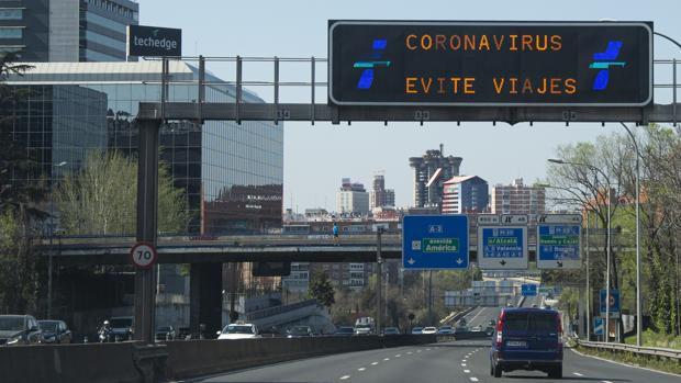 El año con menos mortalidad en las carreteras de la historia de España por el Covid