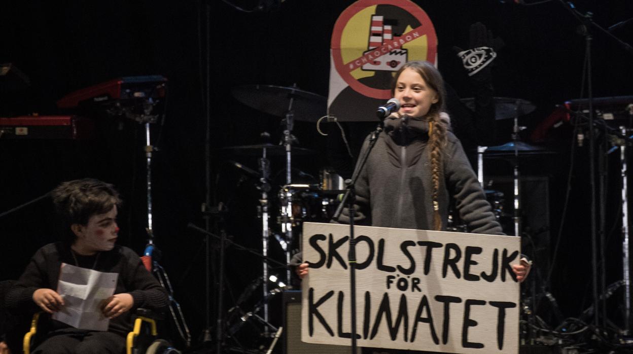 Greta Thunberg, en Madrid, en diciembre de 2019