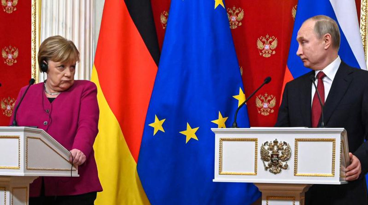 Merkel y Putin en una imagen de archivo