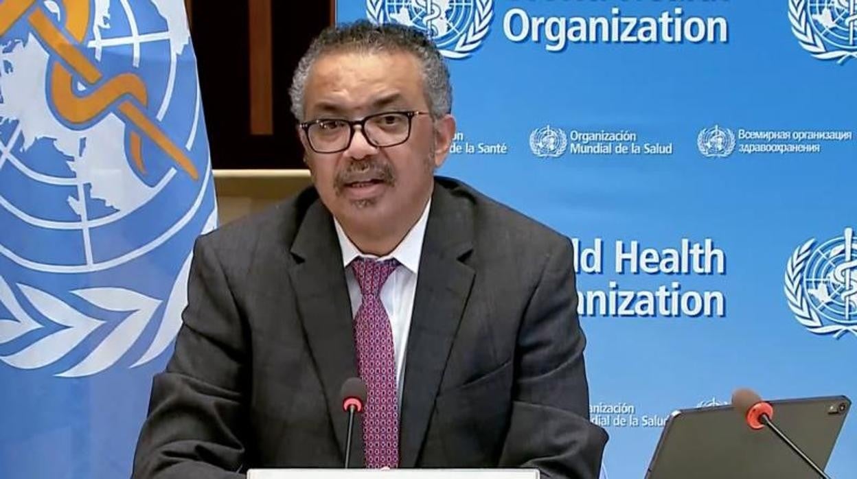 El director general de la OMS, Tedros Adhanom Ghebreyesus