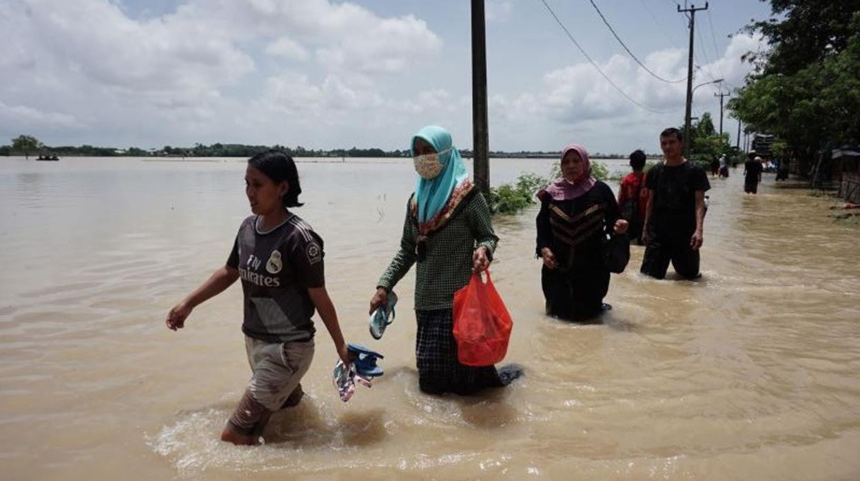 Inundaciones este febrero en la isla de Java, agravadas por el cambio climático