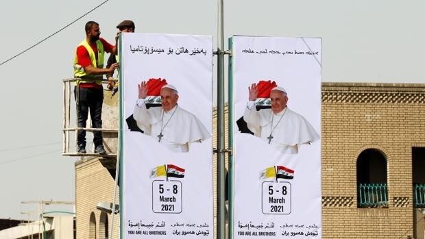 El Papa va a Irak porque «no se puede decepcionar a un pueblo por segunda vez»