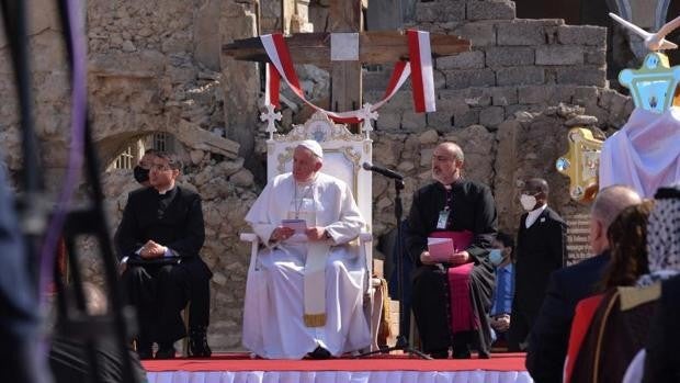 El Papa, en Mosul: «La fraternidad es más fuerte que el fratricidio, la paz es más fuerte que la guerra»