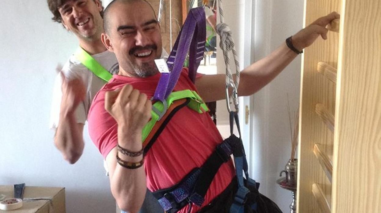 Luis de Marcos, en una imagen cedida por su mujer