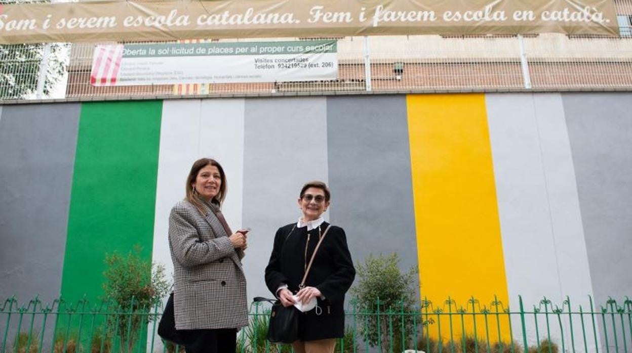 Las profesoras de Lengua Castellana María José Ibáñez (izquierda) y Berta Romera (derecha)