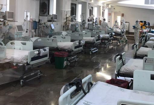 La capilla del Hospital Virgen de las Nieves en Granada tuvo que convertirse en una UCI